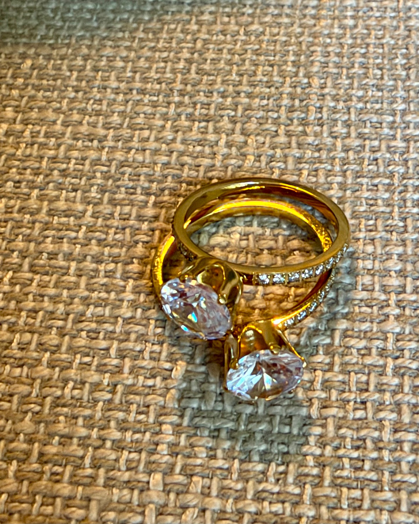 SOLITARIO ACERO STRASS