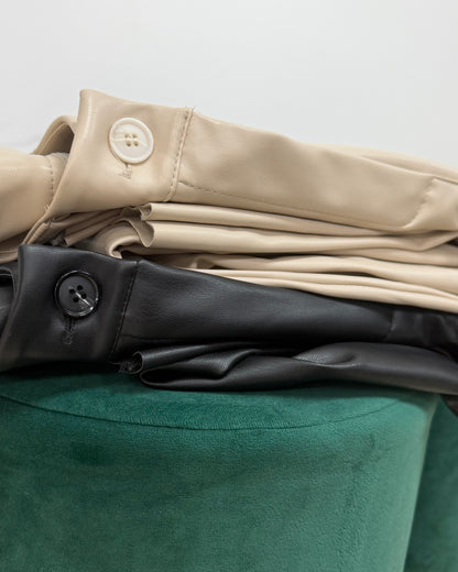 Eco piel pantalón