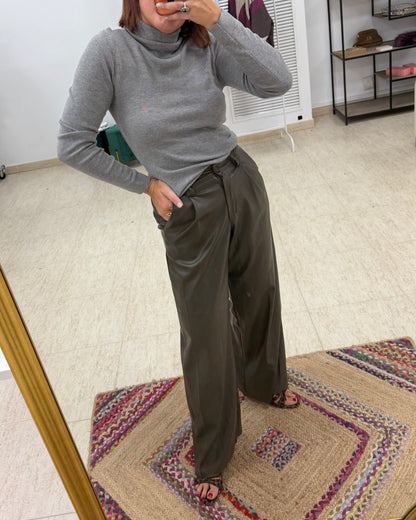 Eco piel pantalón