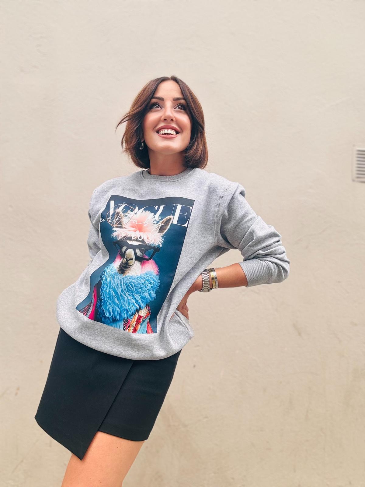 SUDADERA LLAMA